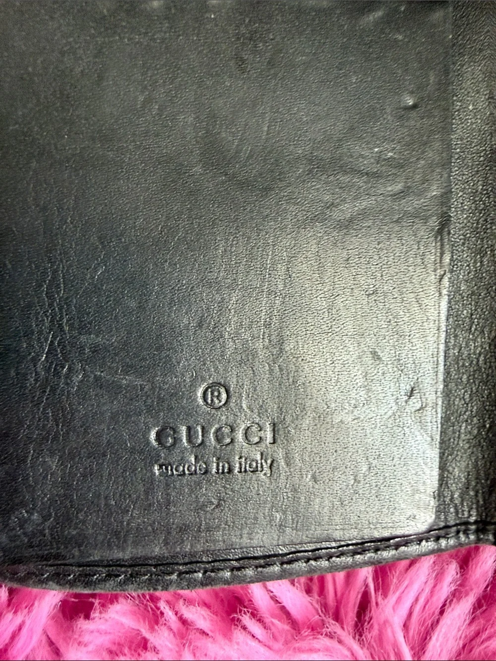 Gucci Black Monogram Canvas Key holder